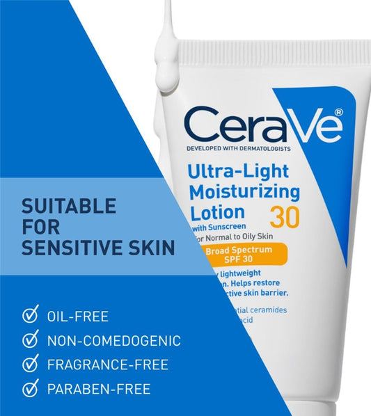 CeraVe Ultra-Light Moisturizing Lotion SPF 30 1.7 oz (50 ml)