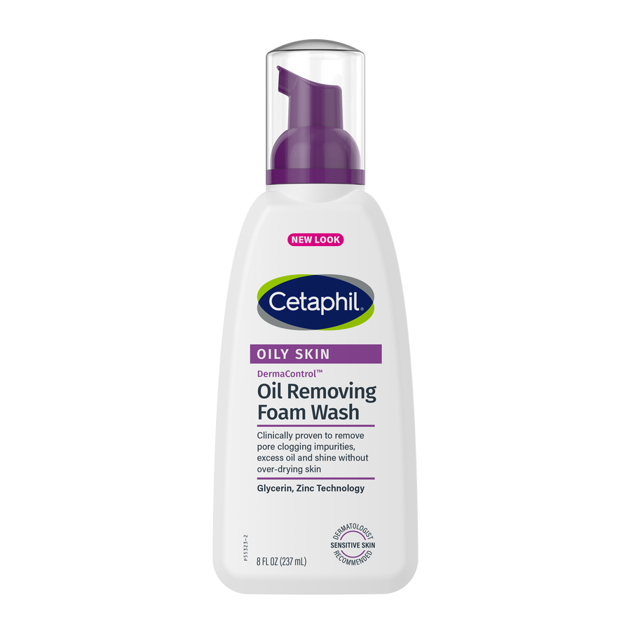 Cetaphil Derma Control Oil Removing Foam Wash 8 oz (237 ml) image 1