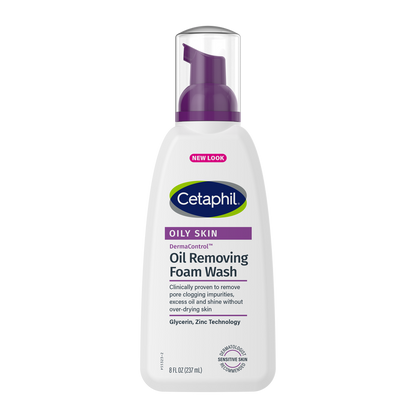 Cetaphil Derma Control Oil Removing Foam Wash 8 oz (237 ml) image 1