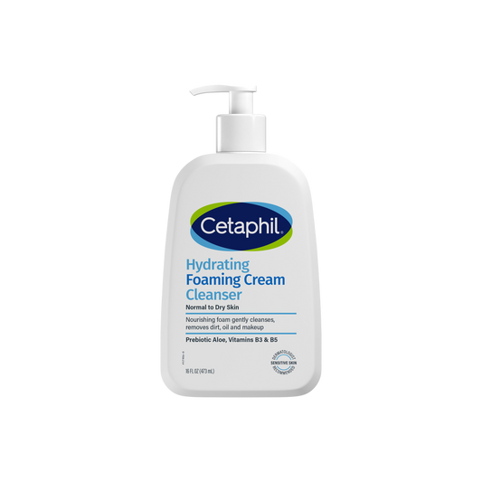 Cetaphil Hydrating Foaming Cream Cleanser - 16 oz (473 ml)