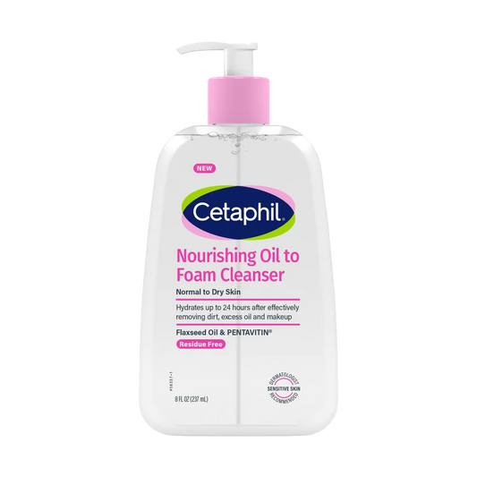 Cetaphil Nourishing Oil To Foam Cleanser 8 oz (237 ml) image 1