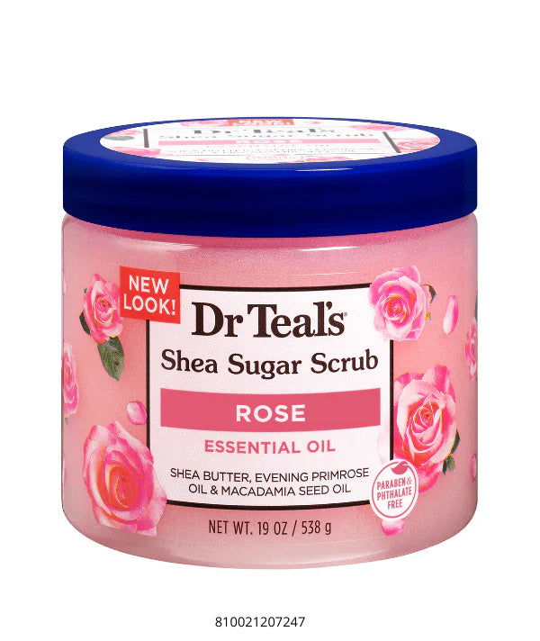 Dr Teals Body Scrub Shea Sugar Scrub Rose