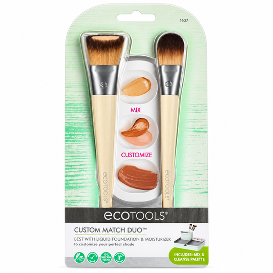 Ecotools Custom Match Duo Liquid Foundation & Moisturizer Brush