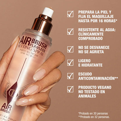 بخاخ تثبيت المكياج شارلوت تيلبوري إيربراش Charlotte Tilbury Airbrush Setting Spray