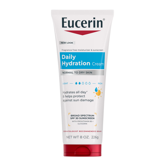 Eucerin Daily Hydration Body Cream SPF 30 Fragrance Free