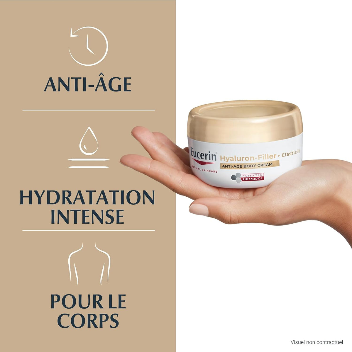 Eucerin Hyaluron-Filler + Elasticity Creme Corps Anti-Age & Anti-Taches (200 ml) image 5