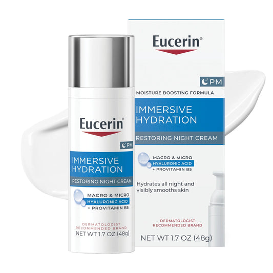 Eucerin Immersive Hydration Night Cream Pm 1.7 oz (48 g) image 1