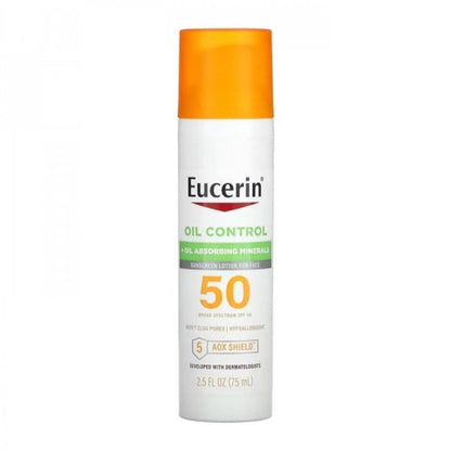 Eucerin Sun Clear Skin SPF 50 Face Lotion 2.5oz