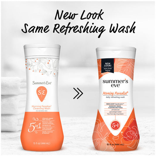 Summer's Eve Morning Paradise Wash 15oz 444ml