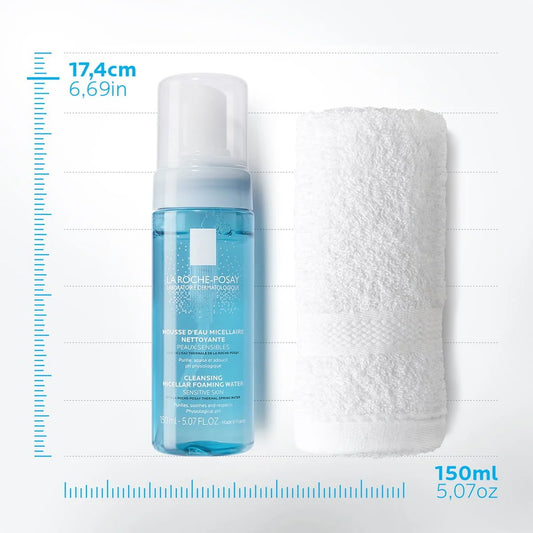 La Roche Posay Eau Micellaire Moussante Cleansing Micellar Foaming Water For Sensitive Skin image 2