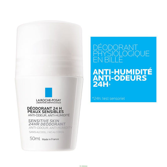La Roche Posay Physiological 24 HR Deodorant Roll-On (Sensitive Skin) 50 ml