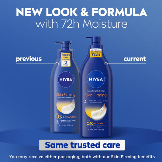 Nivea Nourishing Hydration Skin Firming With Q10 + Vitamin C 16.9 oz (500 ml) image 2