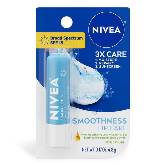 Nivea Smoothness Lip Care SPF 15 Carded 0.17 oz (4.8 g) image 1