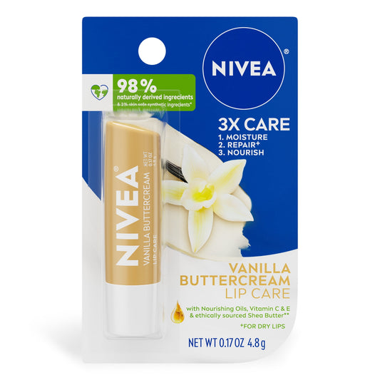 Nivea Vanilla Buttercream Lip Care 0.17 oz (4.8 g) image 1