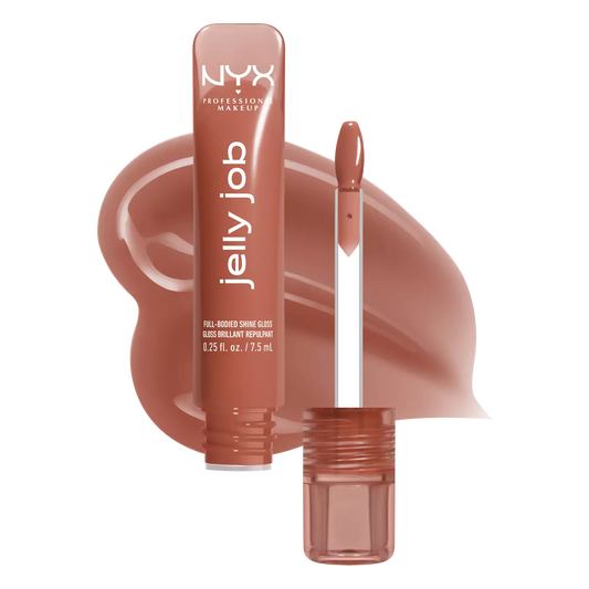 NYX Jelly Job Full Bodied Shine Lip Gloss - Toast N jelly 04