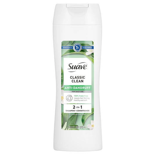 Suave 2-In-1 Shampoo + Conditioner - 12.6oz / 373ml