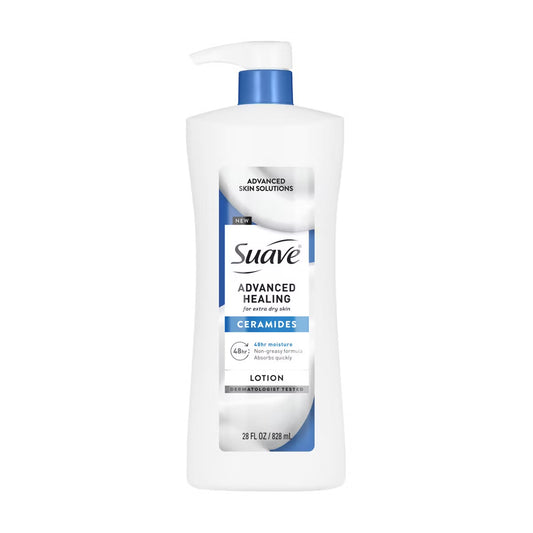 Suave Advanced Healing Ceramides 48hr Moisture Lotion Pump - 28oz / 828ml