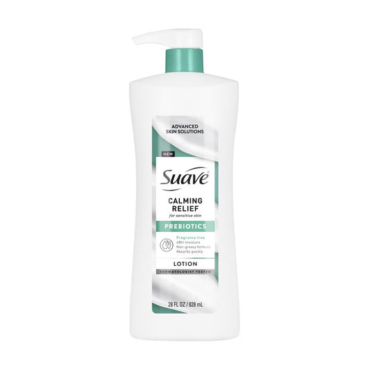 Suave Calming Relief Prebiotics Lotion Pump - 28oz / 828ml