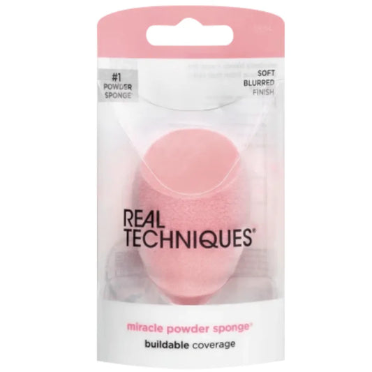 Real Techniques Miracle Powder Sponge Smooth Seamless Finish