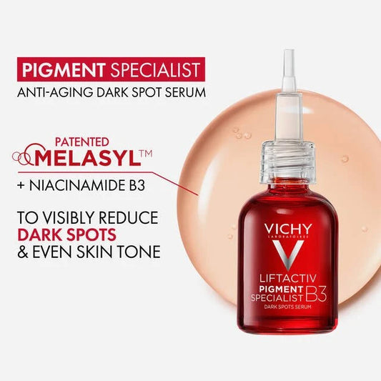 Vichy Liftactiv Pigment Specialist B3 Serum For Dark Spots & Wrinkles (Niacinamide + Glycolic Acid)